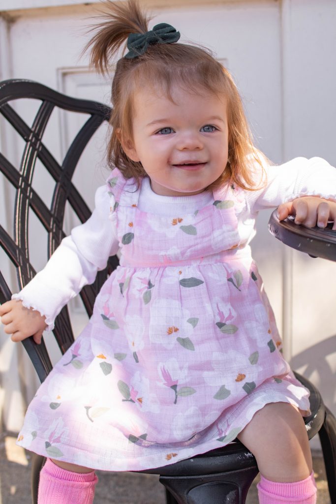 Baby Girl floral dress from Tullabee Baby Cottage Core Fashion