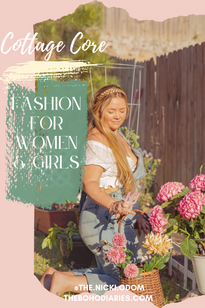 Cottage core fashion for women and girls