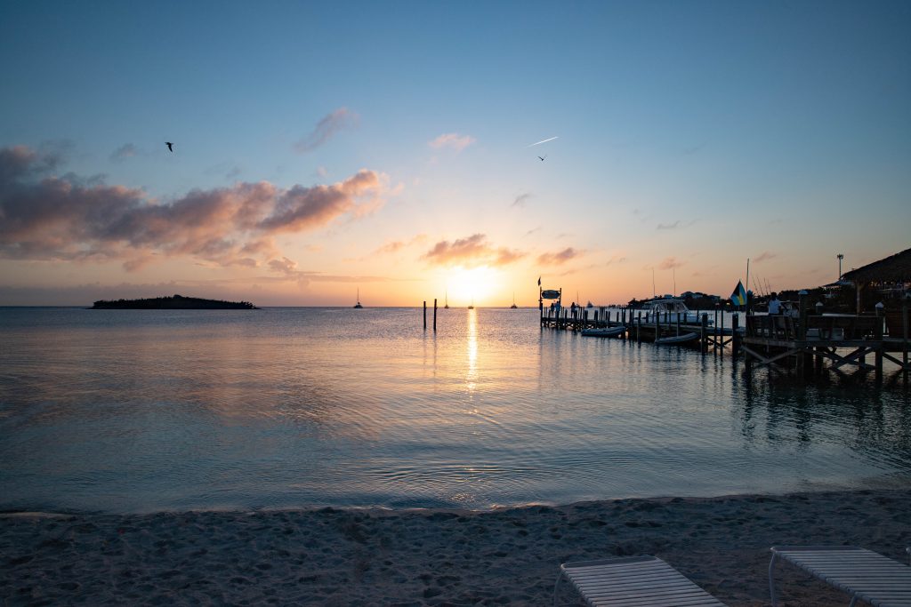 Family Bahamas Vacation In Hope Town Day 1 & 2 - Great Guana Cay Bahamas sunset