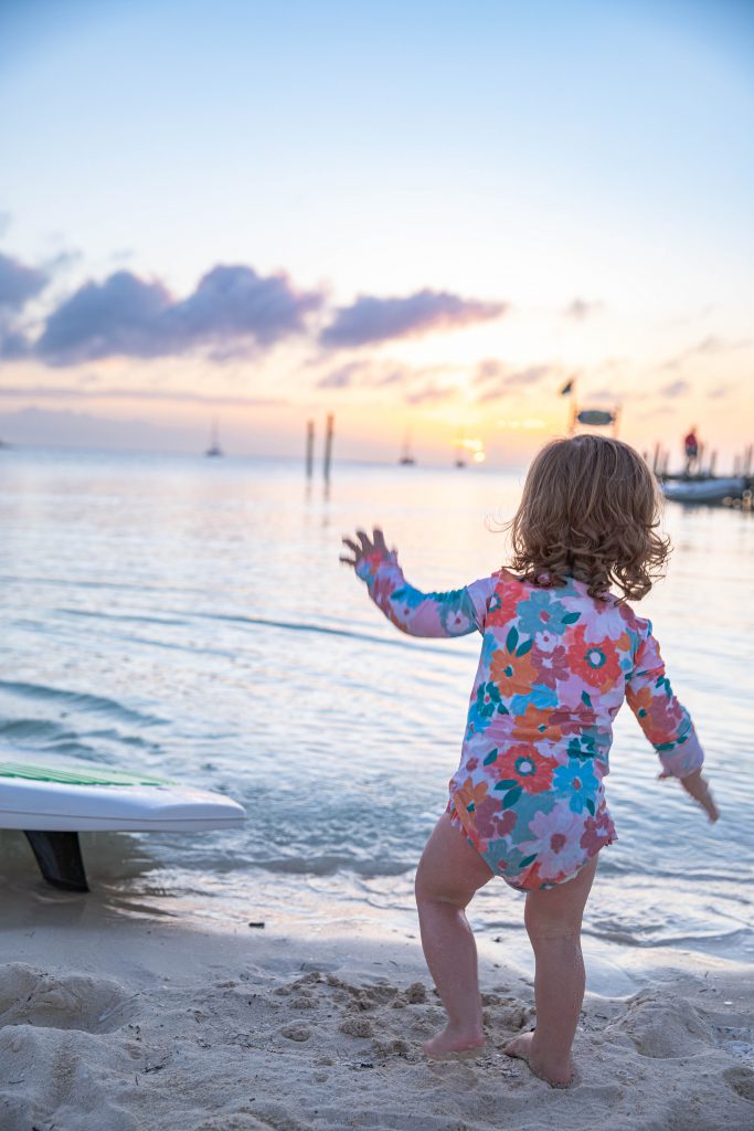 Family Bahamas Vacation In Hope Town Day 1 & 2 Great Guana Cay Bahamas sunset