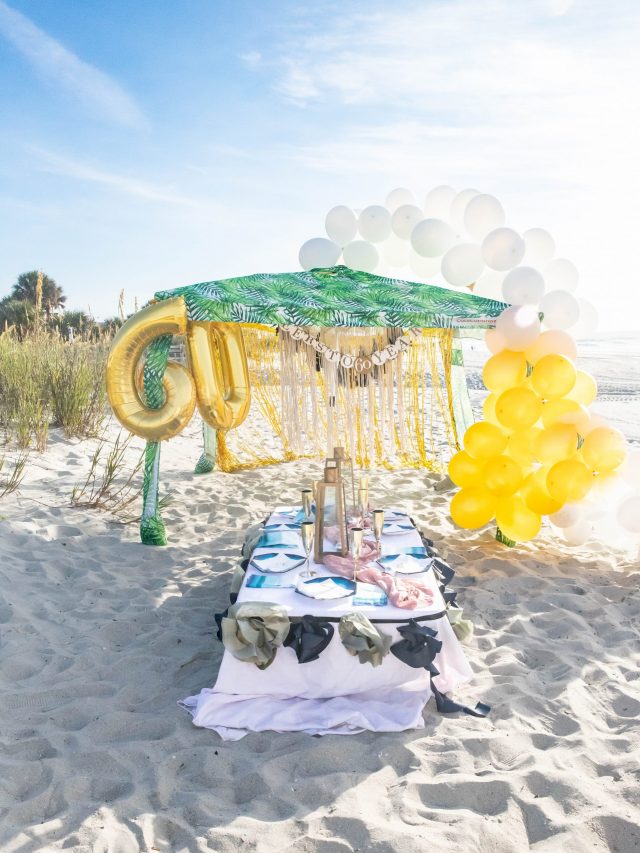 60th Milestone Birthday Party On The Beach