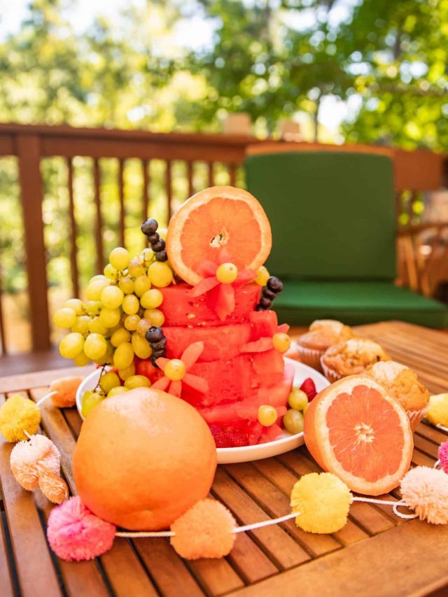 Watermelon Fruit Cake | Nicki Odom