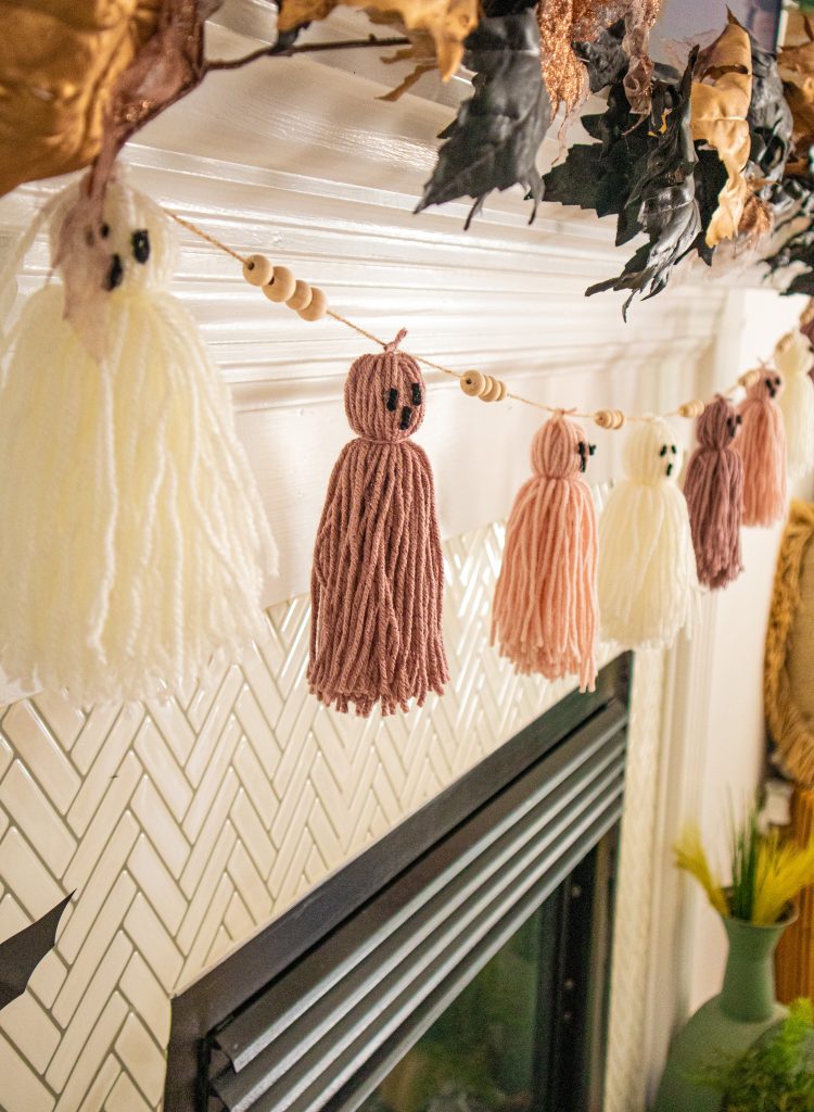 DIY Ghost Yarn Garland