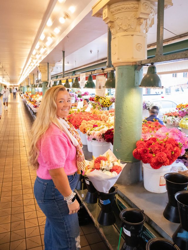 Nicki Odom at Pike Place Market Seattle Washington Market