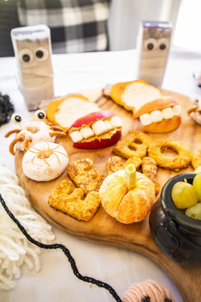 Spooky Halloween Snack Board For Kids