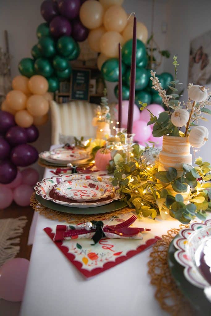 Friendsgiving or Thanksgiving Dinner hosting ideas by Nicki Odom