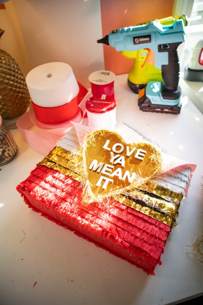 DIY Valentine's Day Messenger bag 