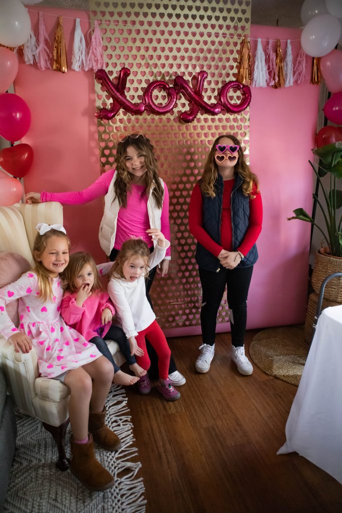 Golden glam Galentine's Day bash 