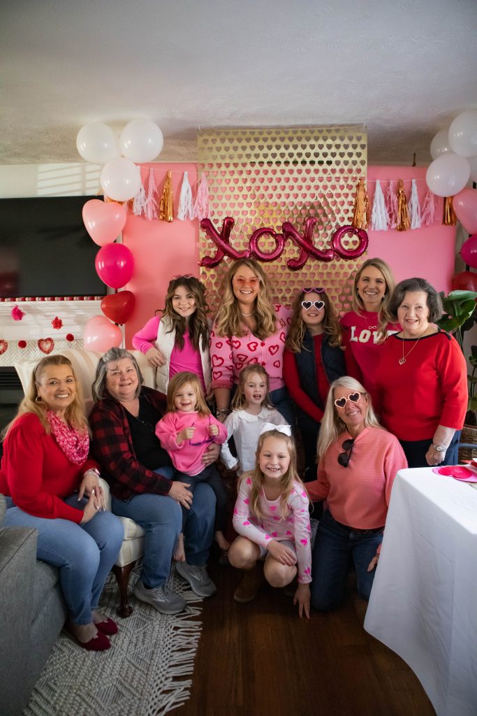 Golden glam Galentine's Day bash 