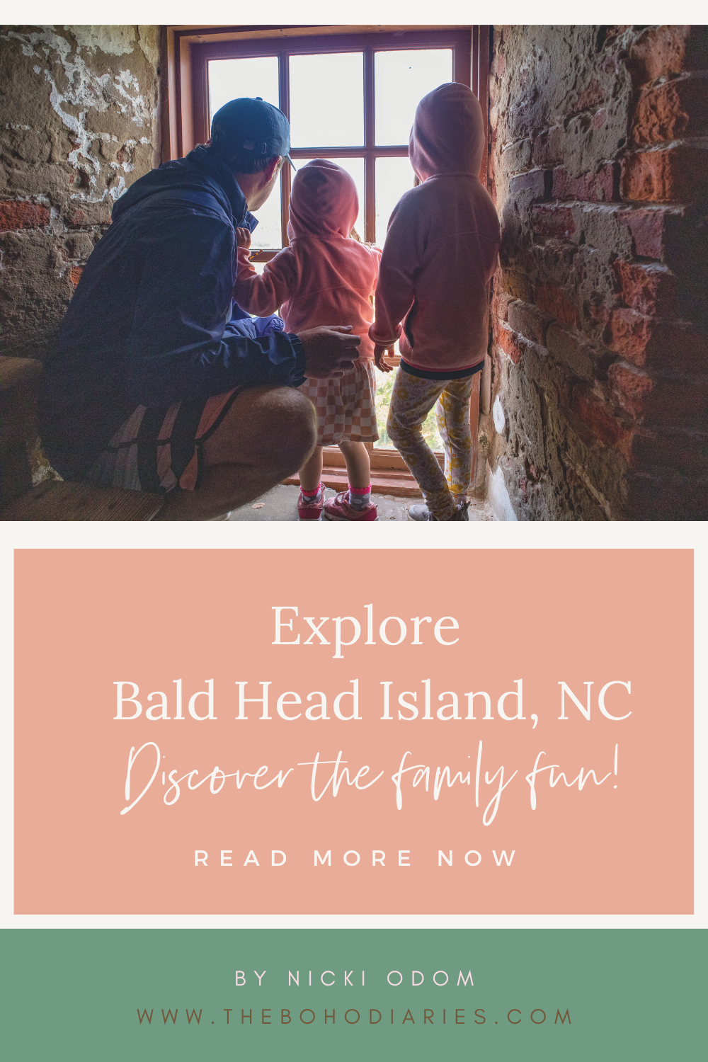 Old Baldy Lighthouse Bald Head Island NC in the Atlantic Ocean