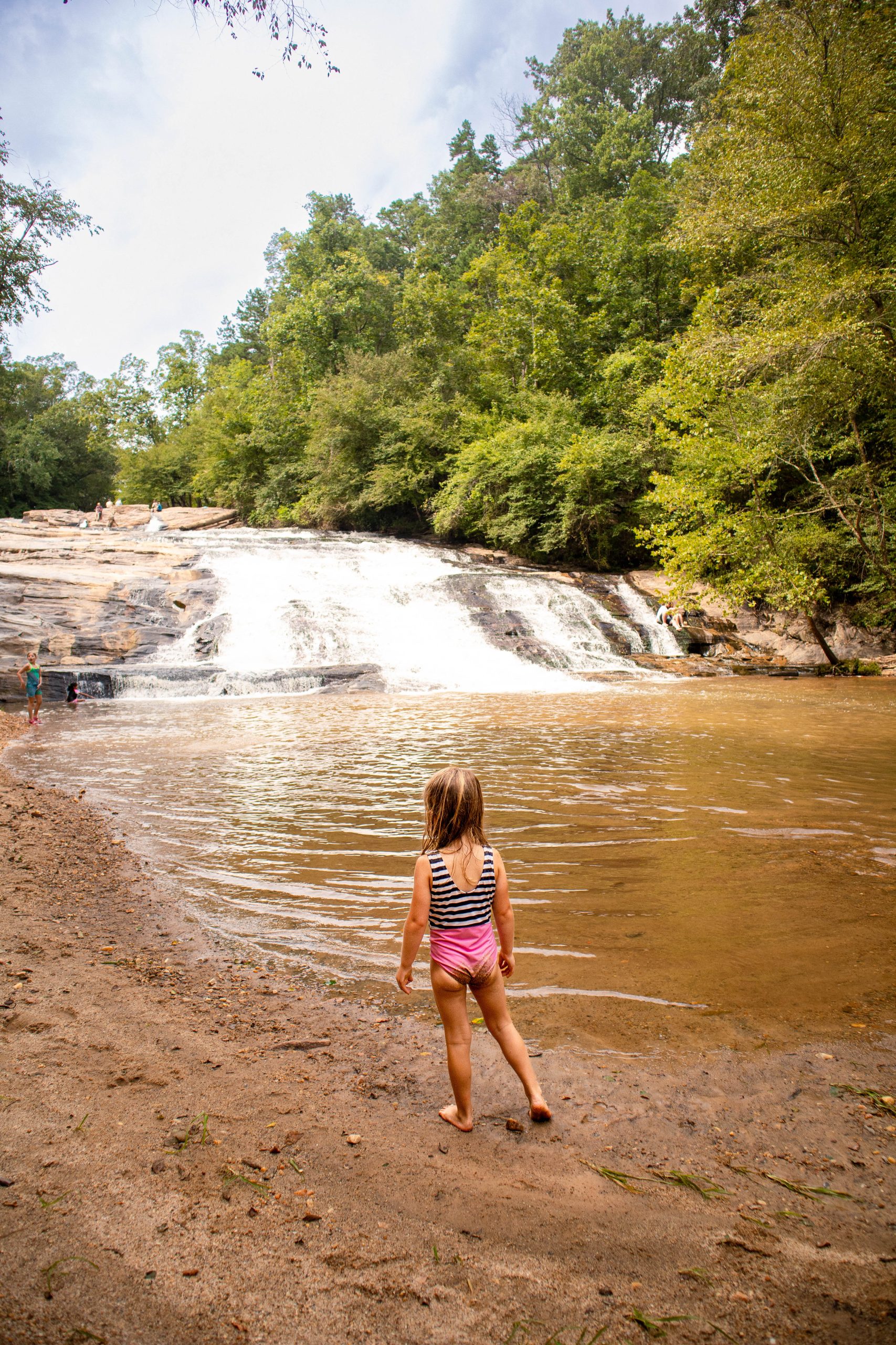 Nicki Odom's daughter in Carter Fall in Elkin NC