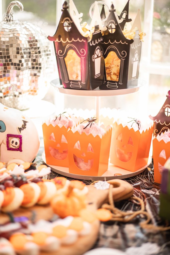 Kids Snack table at Hocus Pocus Halloween Party