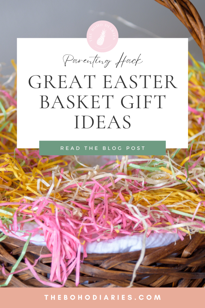 Easter Basket Gift Ideas Pin