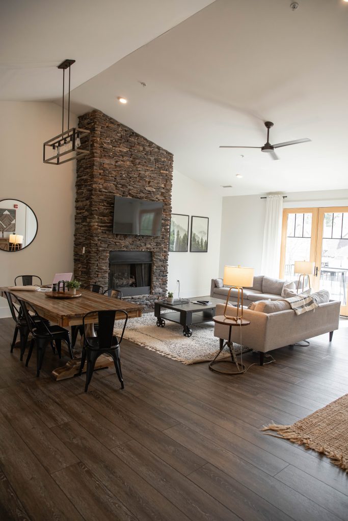 Main and Pine living room