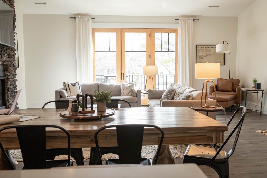 Main and Pine living space