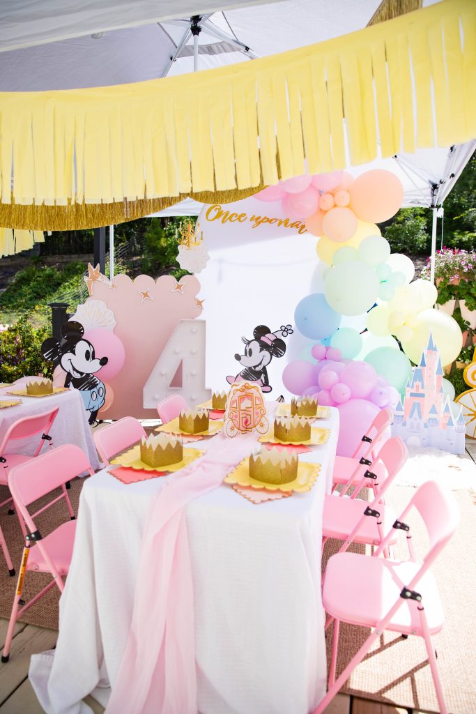 4 Ever A Princess Birthday Party the main party zone