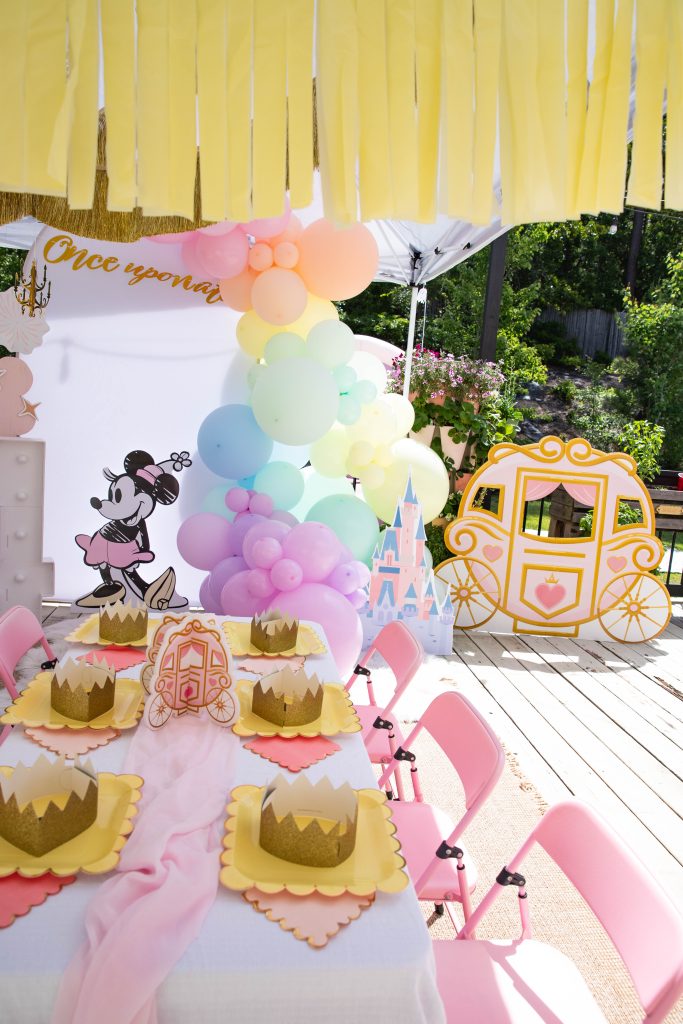 4 Ever a princess birthday party Mickey and Minnie Mouse Disney Birthday