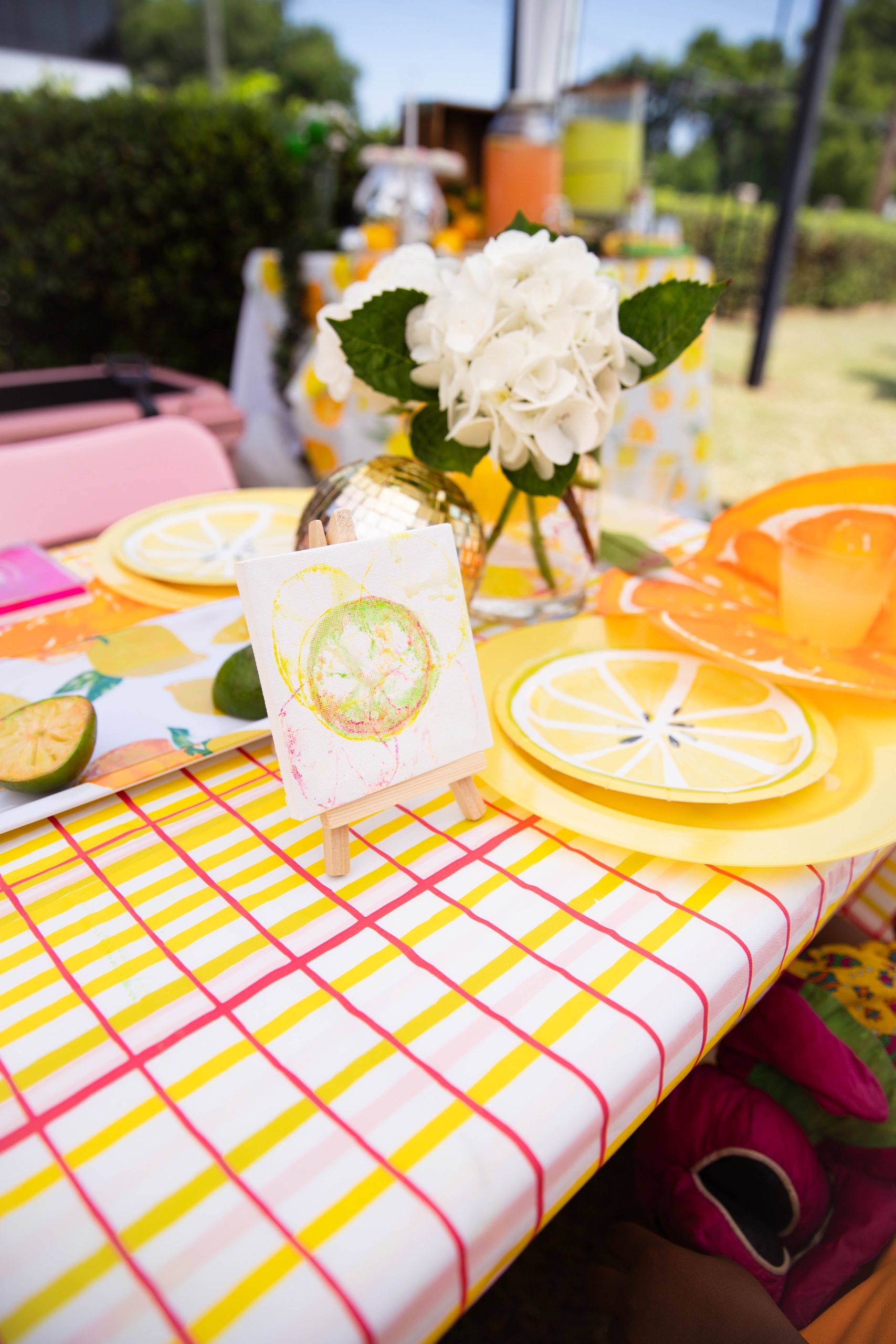 Squeeze The Day Citrus Art Summer Party