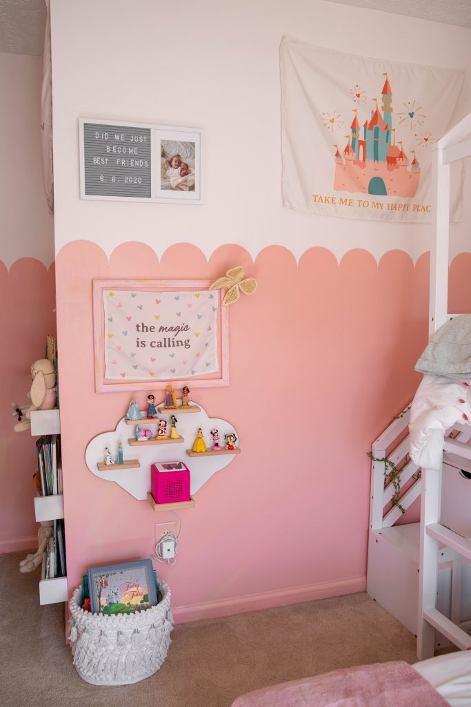 Girls Shared Disney Princess Bedroom