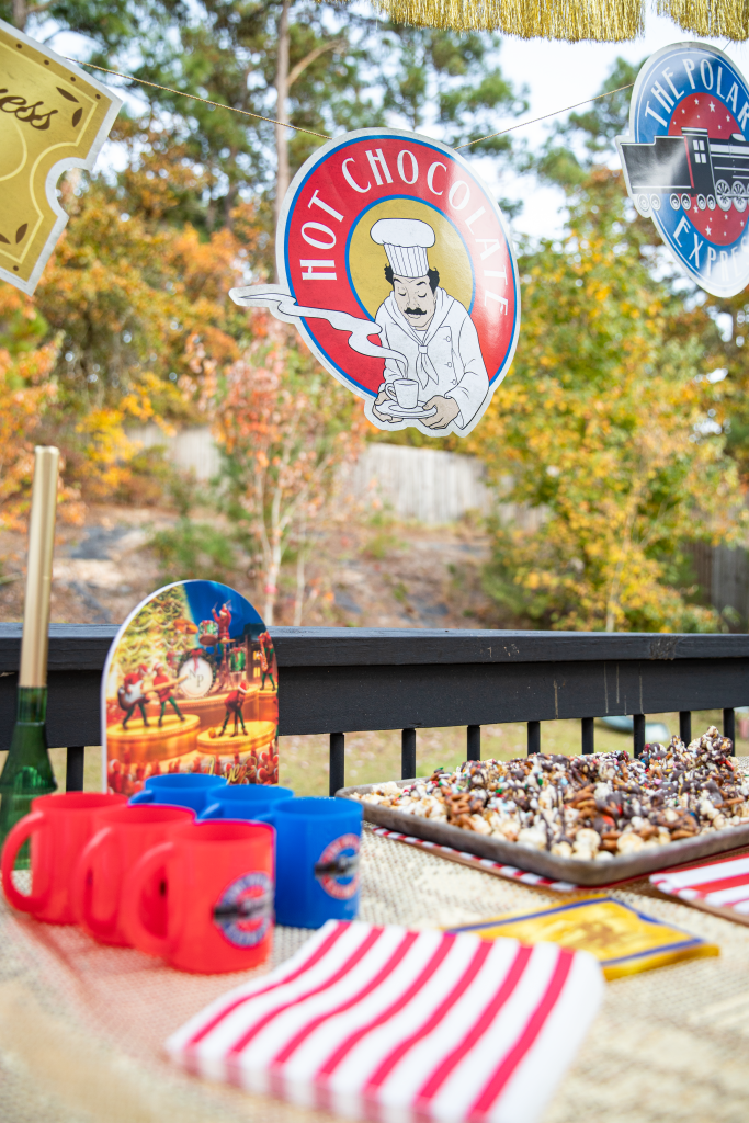 Polar Express Party table 