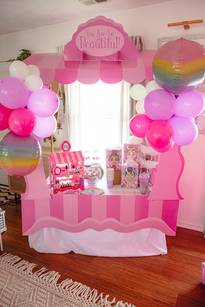 Spa Party Gift Table